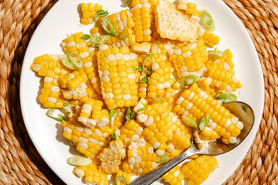 Corn Salad on a plate