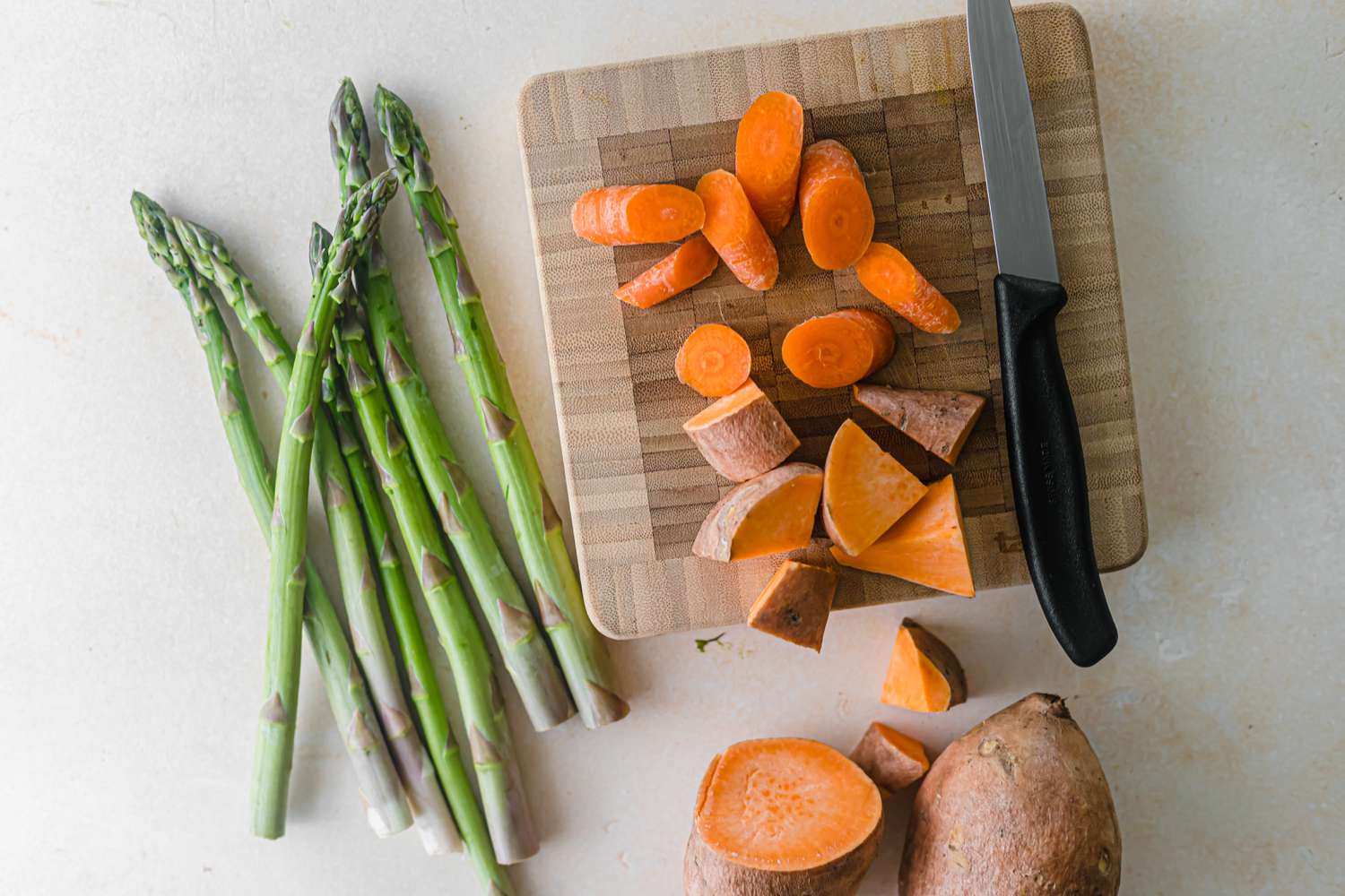 Chopped vegetables for how to roast any vegetable