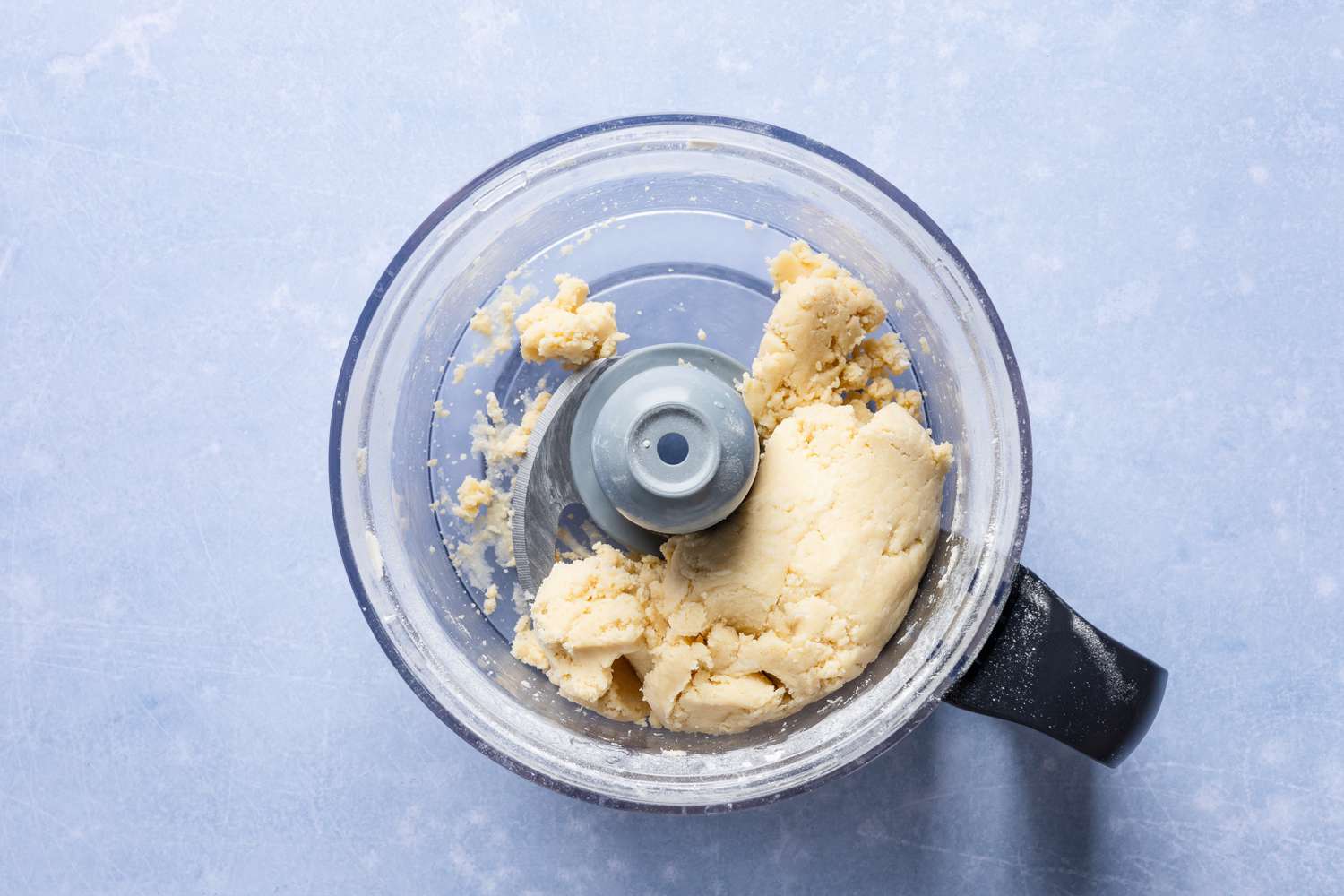 shortcrust dough in the food processor for cornflake tart recipe