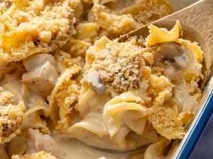 close up view of Church Chicken Casserole