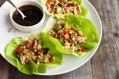 Teriyaki Chicken Lettuce Wraps