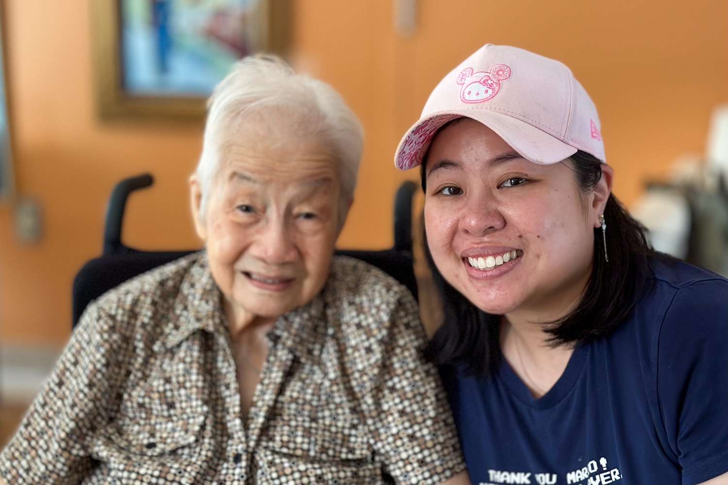 The author, Kat Lieu, with her grandmother