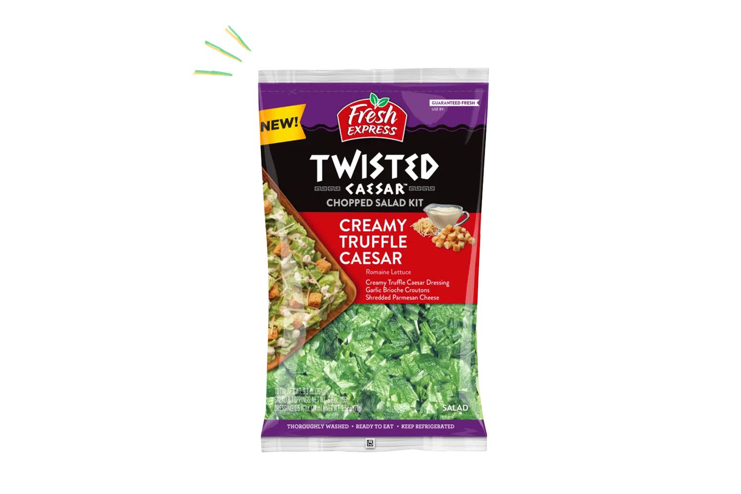ALDI twisted caesar salad kit