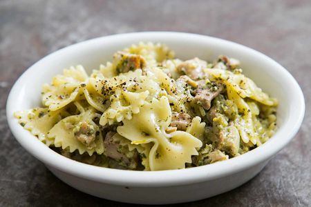Lemon Pesto Turkey Pasta