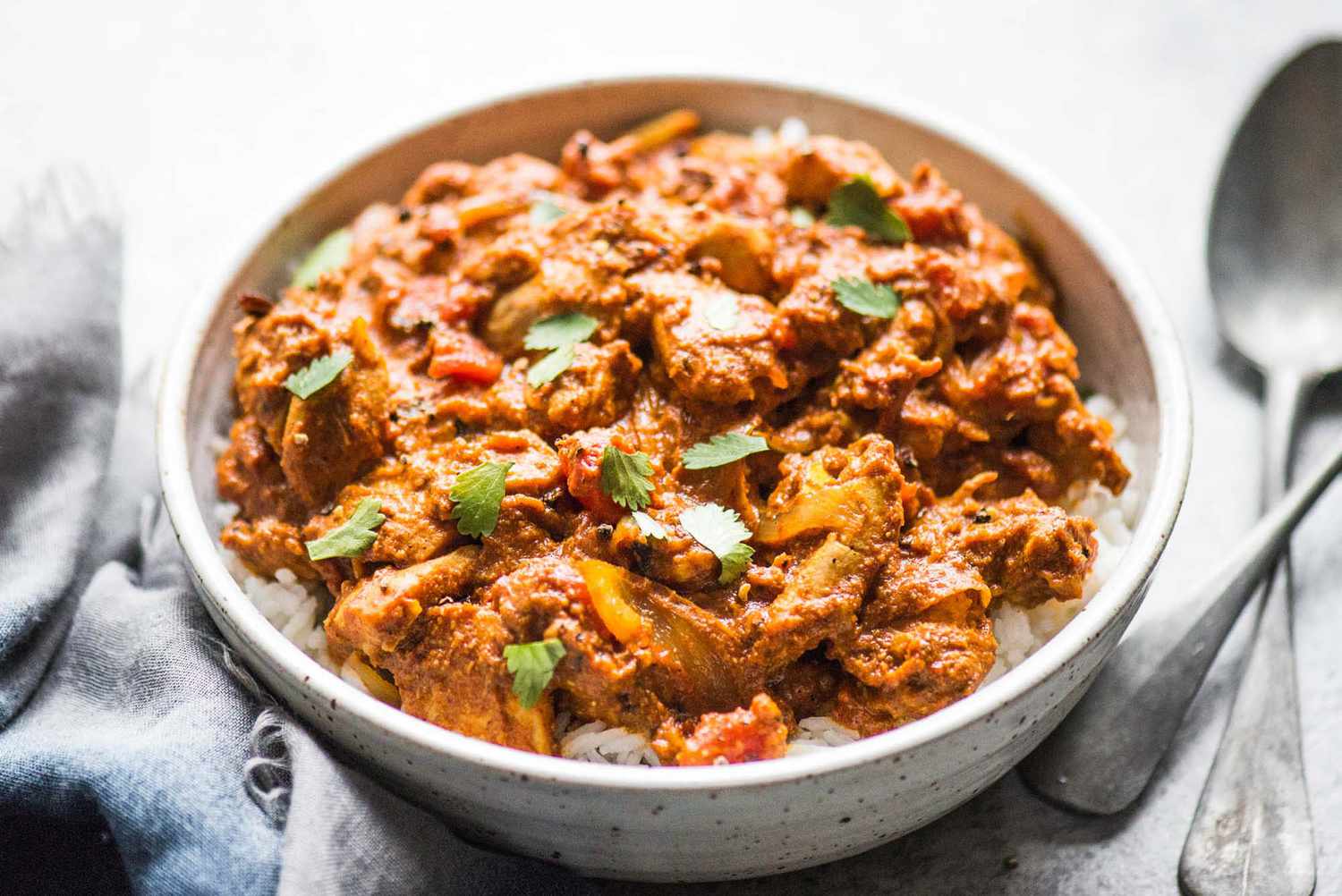 Chicken Tikka Masala in a bowl