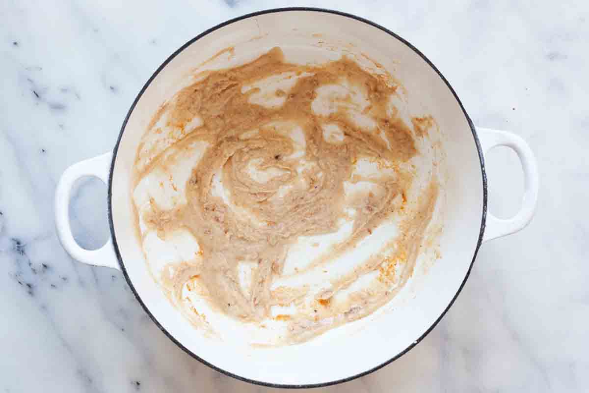 Chicken Stew with Chicken Thighs make the roux