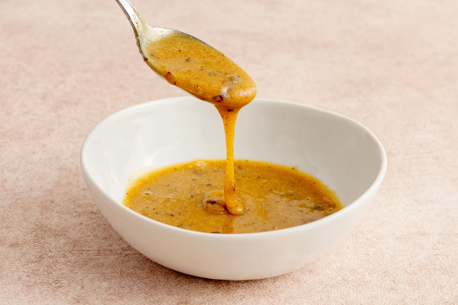 Bowl of Brown Sugar Glaze for Salmon