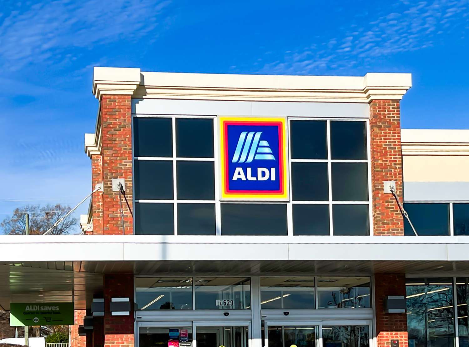 Outside view of an ALDI store