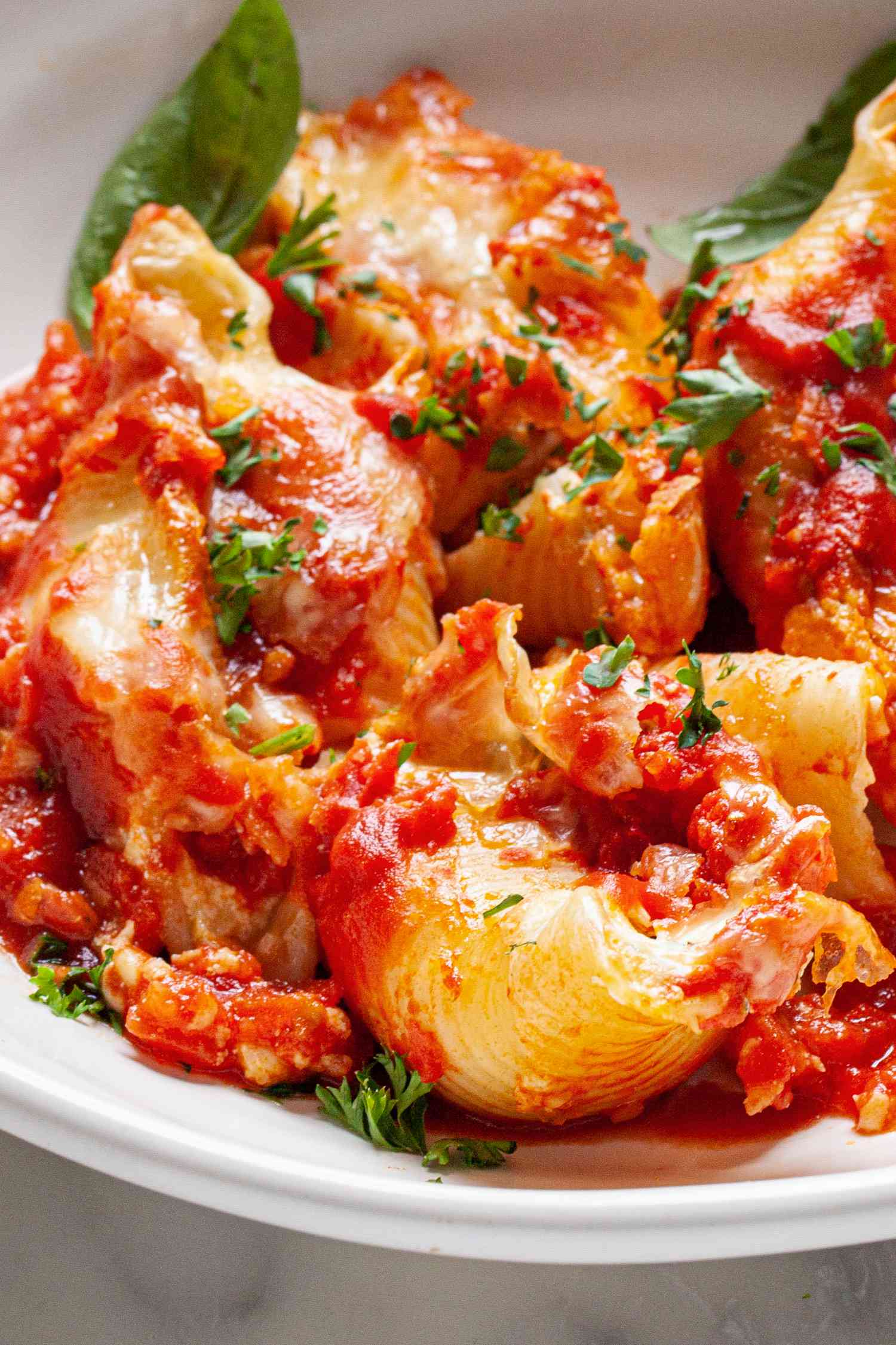 Stuffed Shells in a Bowl