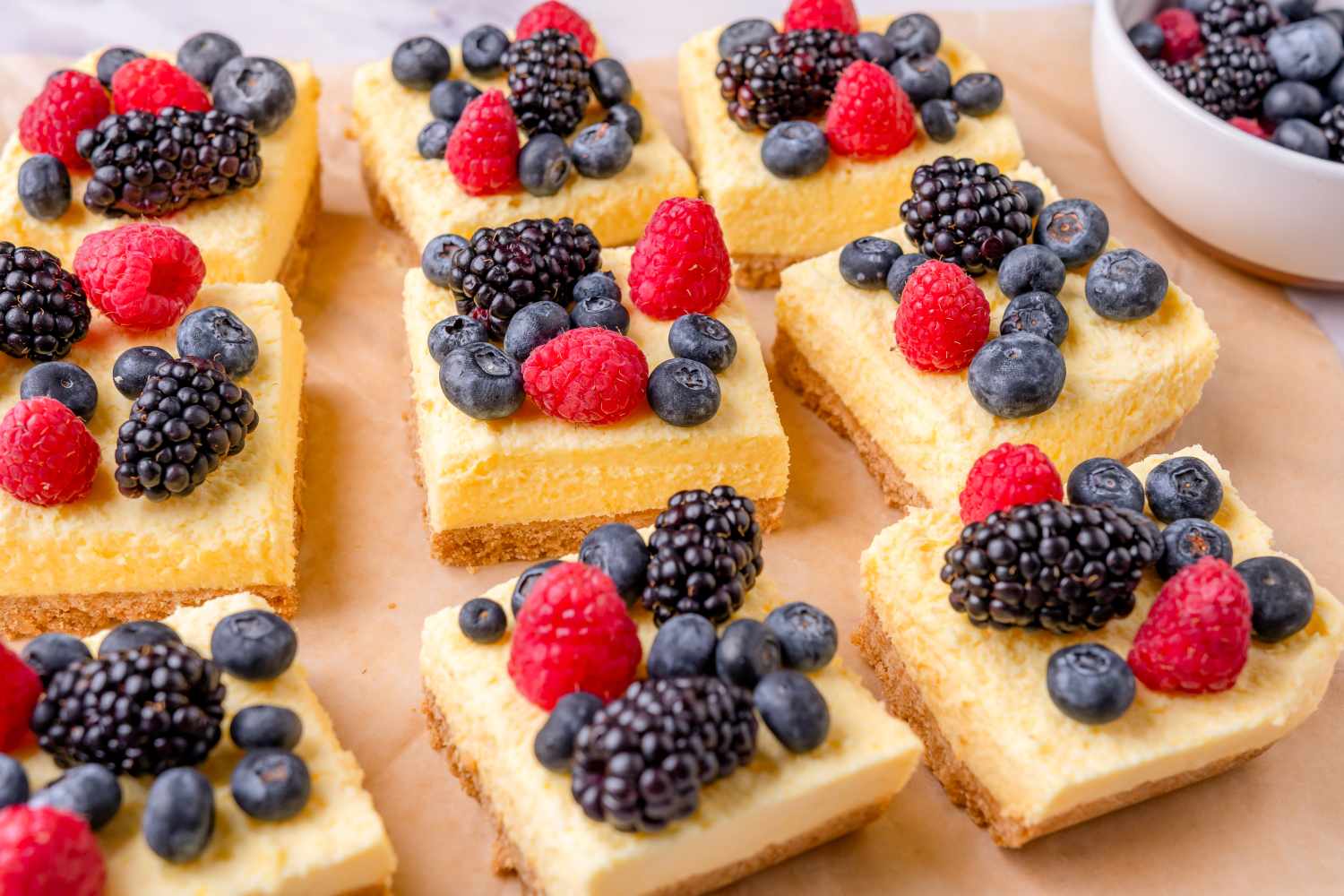 No-Bake Berry Bars Recipe (5-Ingredient Dessert, Make-Ahead)