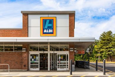 Aldi storefront