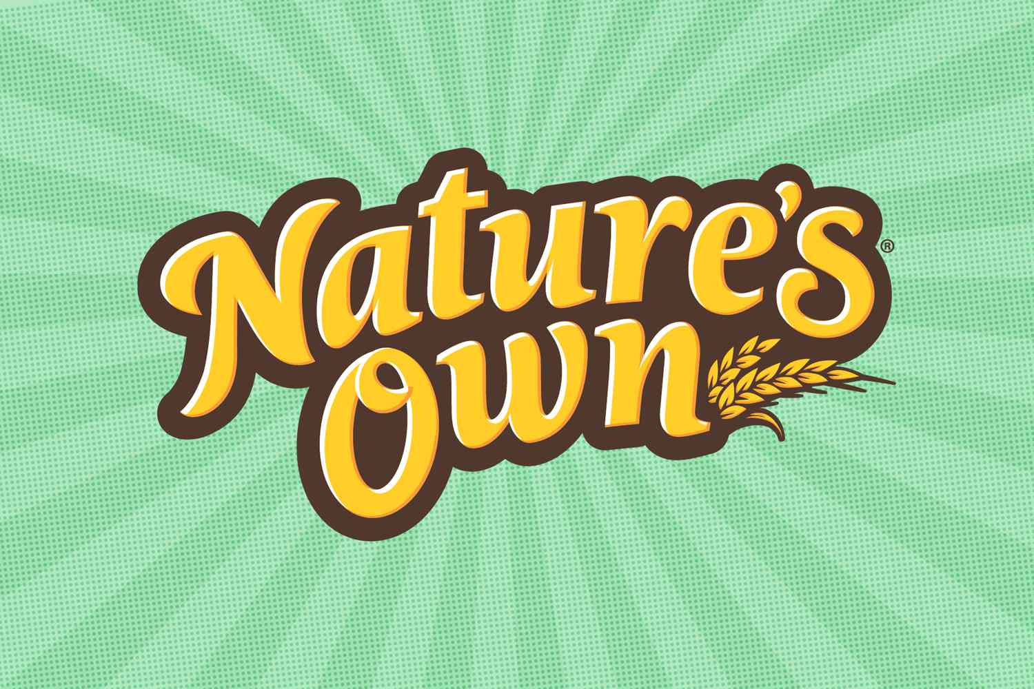 Nature's Own logo with text and wheat graphic
