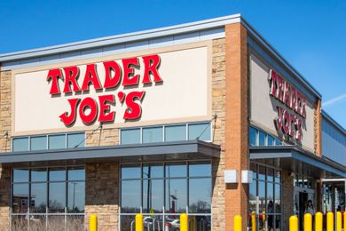 Outside view of a Trader Joe's store