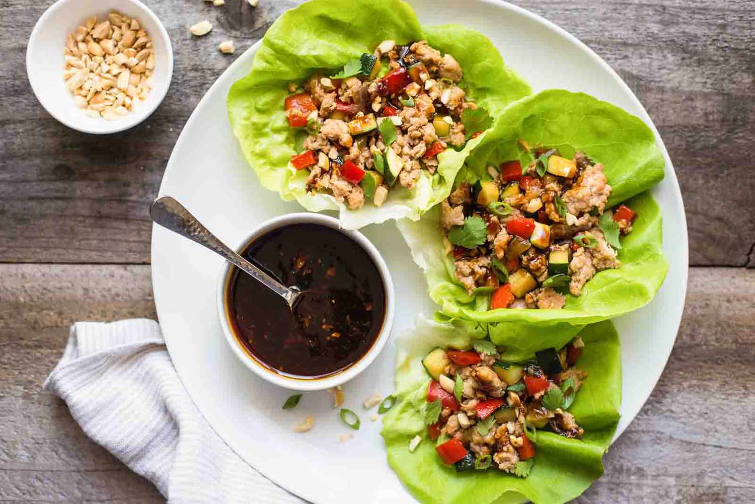 Teriyaki Chicken Lettuce Wraps