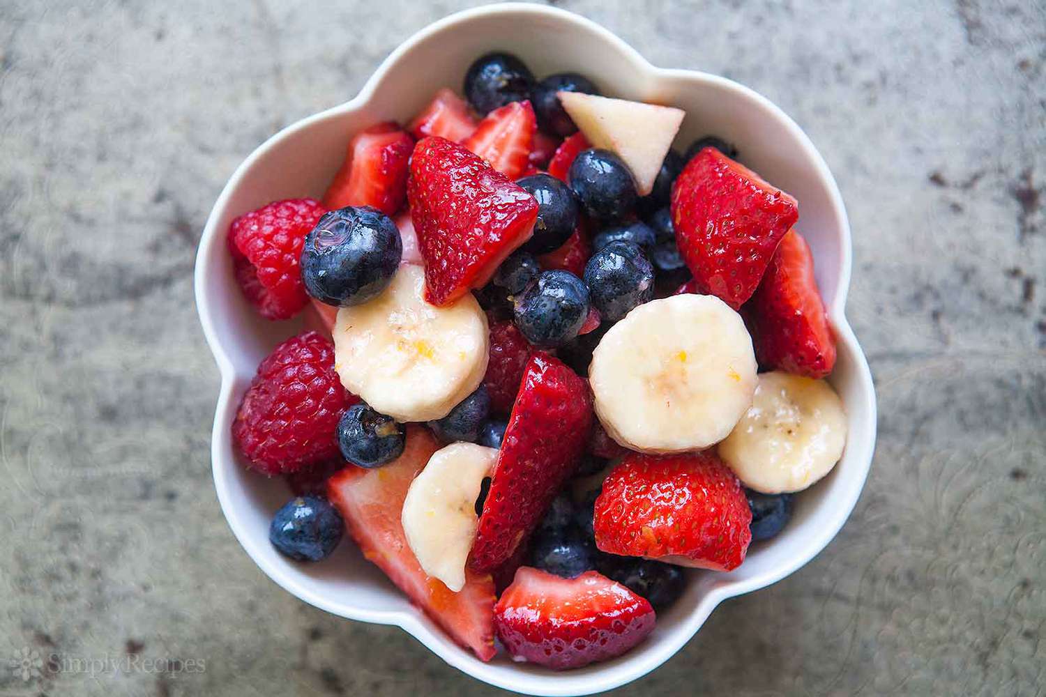 Berries and Banana Fruit Salad