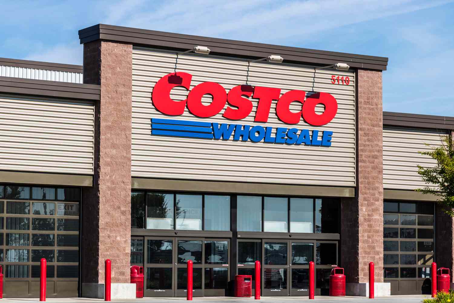 The outside view of a Costco store