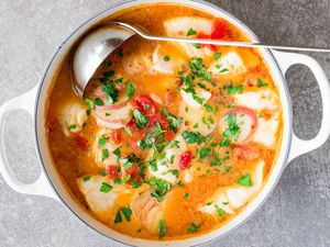 Fish Stew with Ginger and Tomatoes