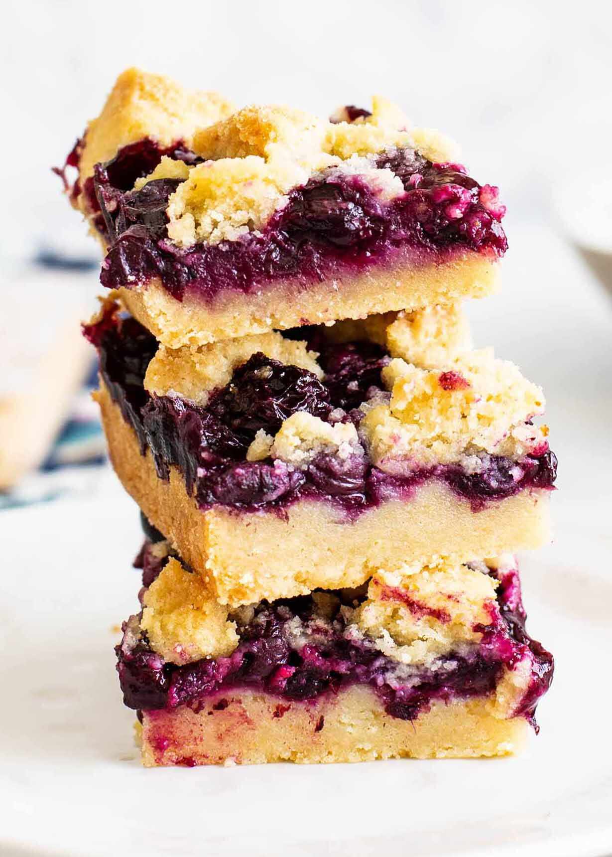 Lemon Blueberry Crumb Bars