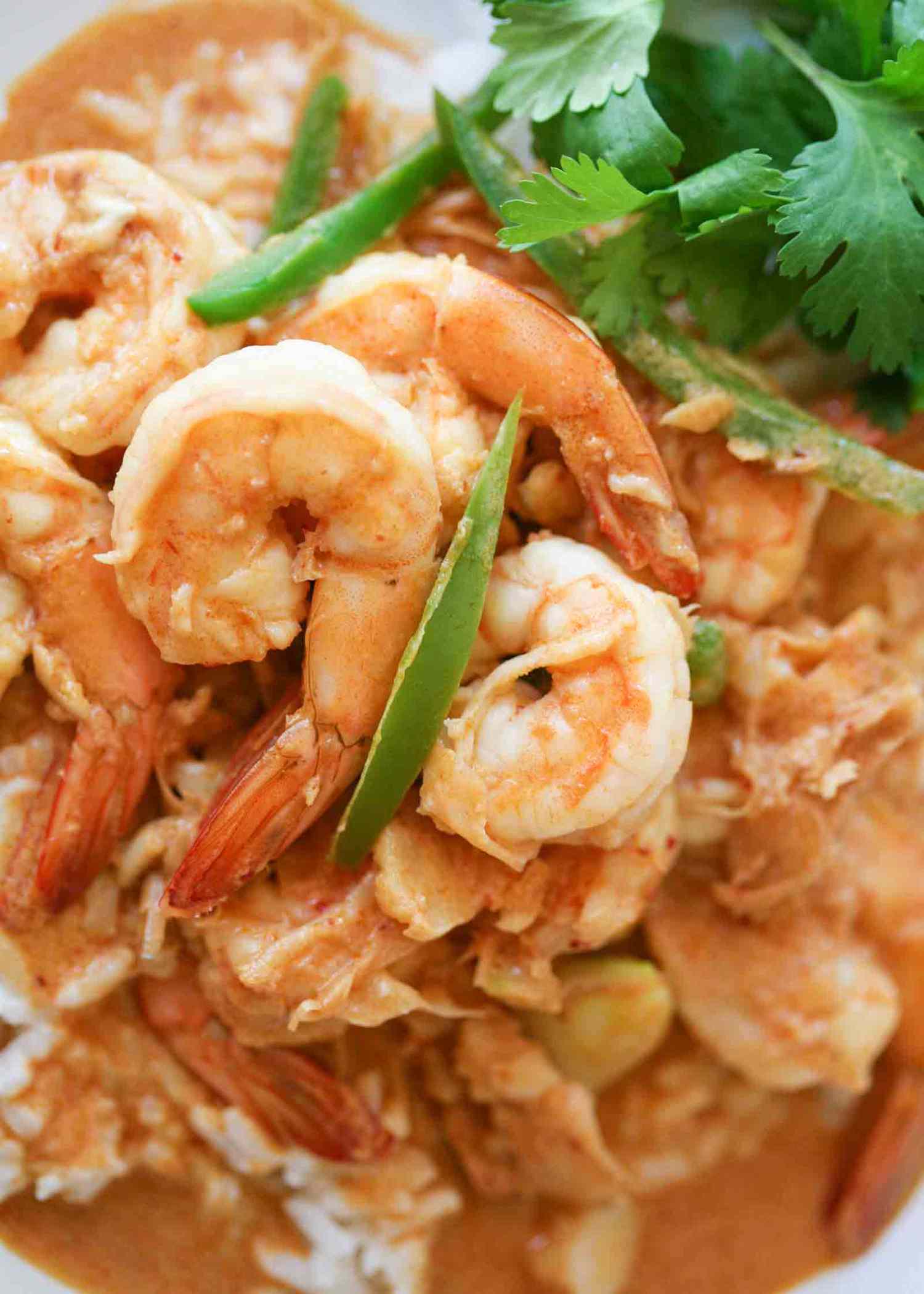 Spicy Garlic Shrimp with Coconut Milk