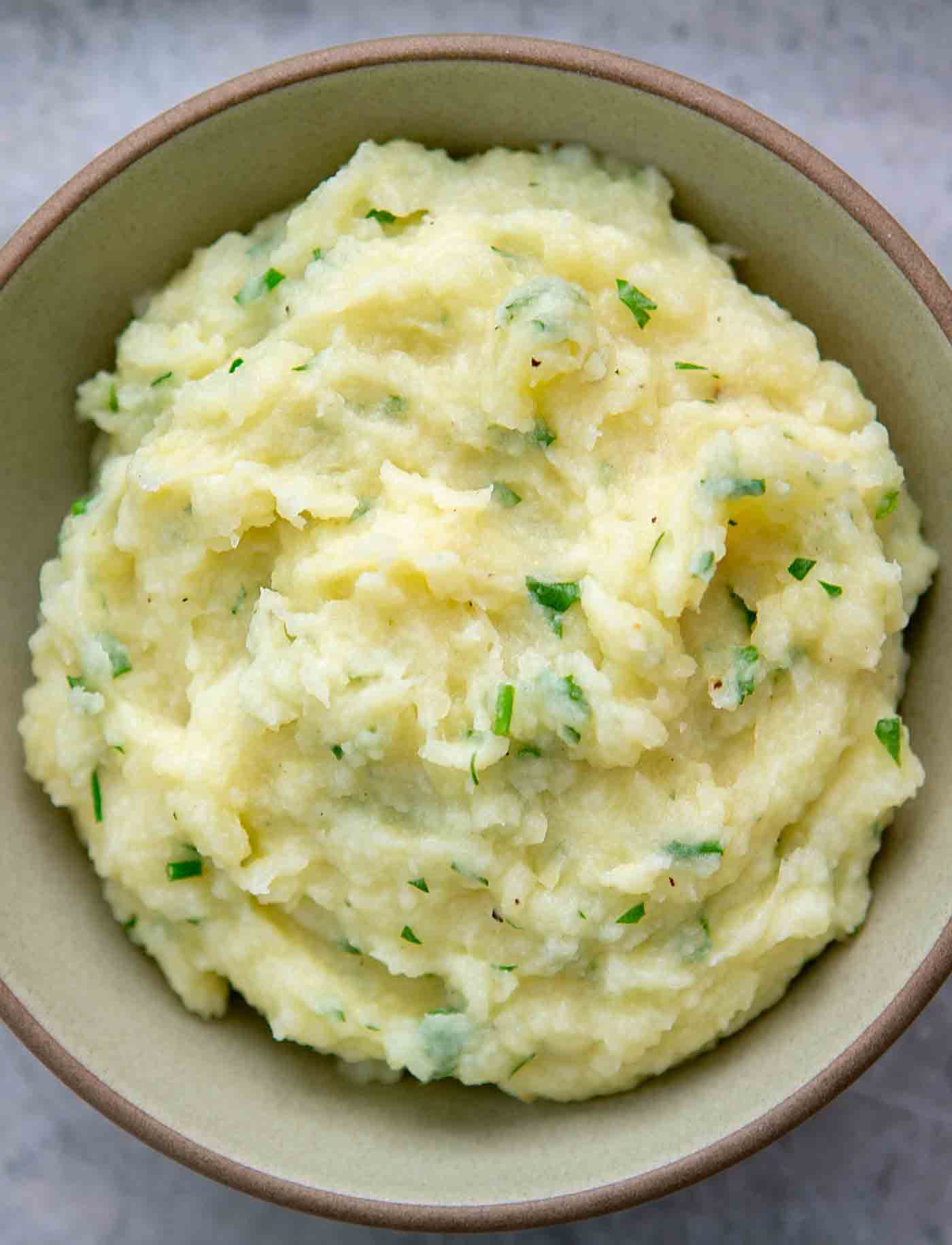Mashed Parsnips and Potatoes