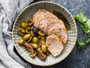 Pork Tenderloin with Figs and Olives