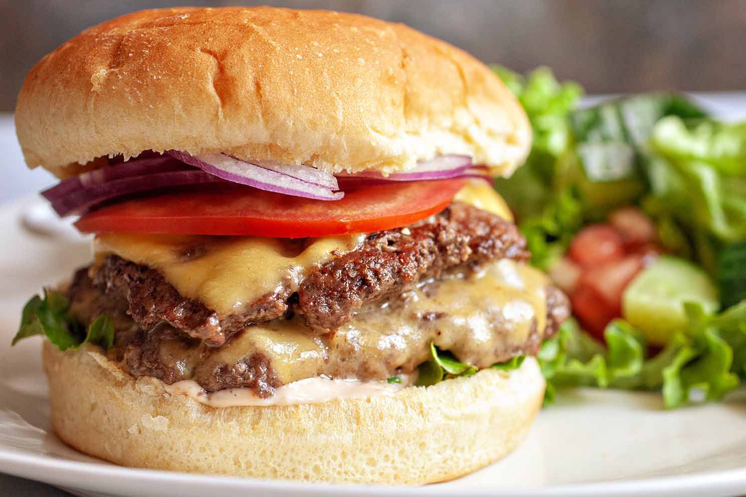 Stovetop Burgers with Cheese