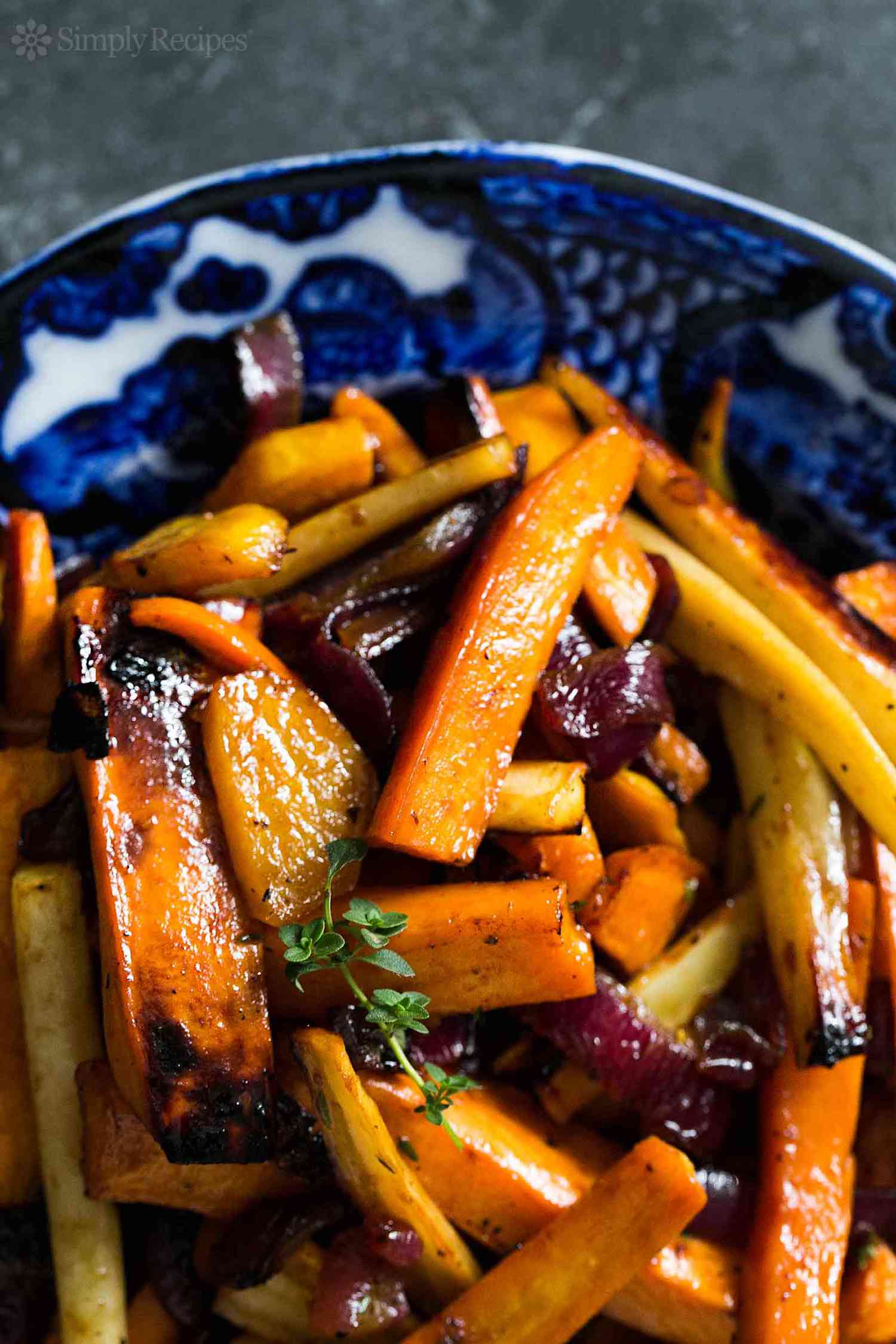 Cider Roasted Root Vegetables
