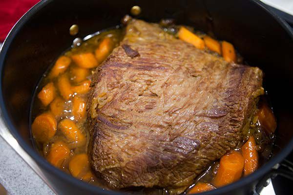Pot Roast Recipe cook the carrots