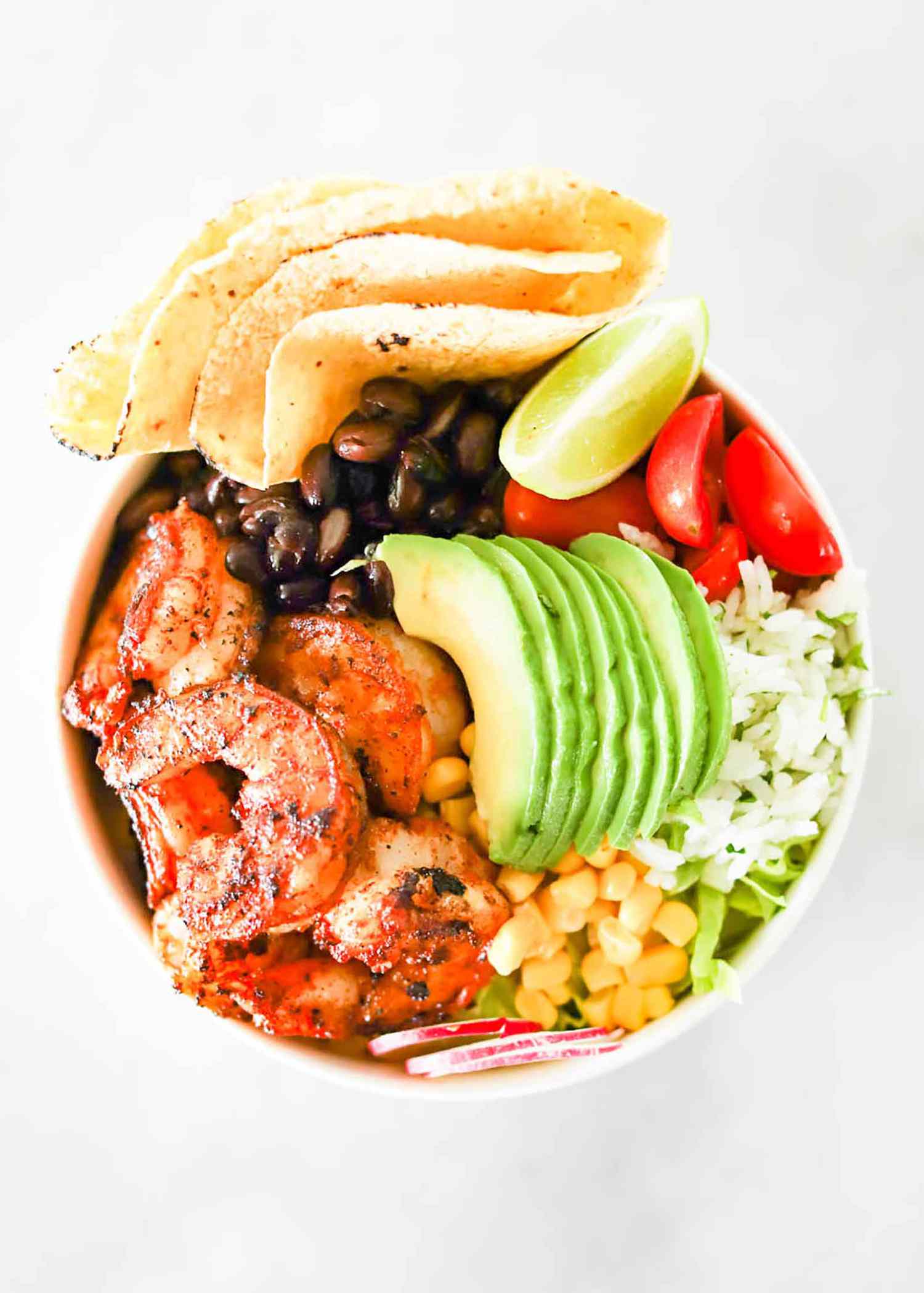 Taco Bowls with Grilled Shrimp Recipe