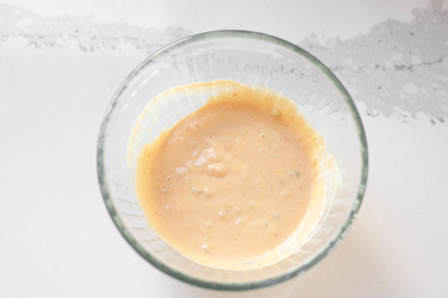 Bowl of Sauce for Black Bean Smash Burger