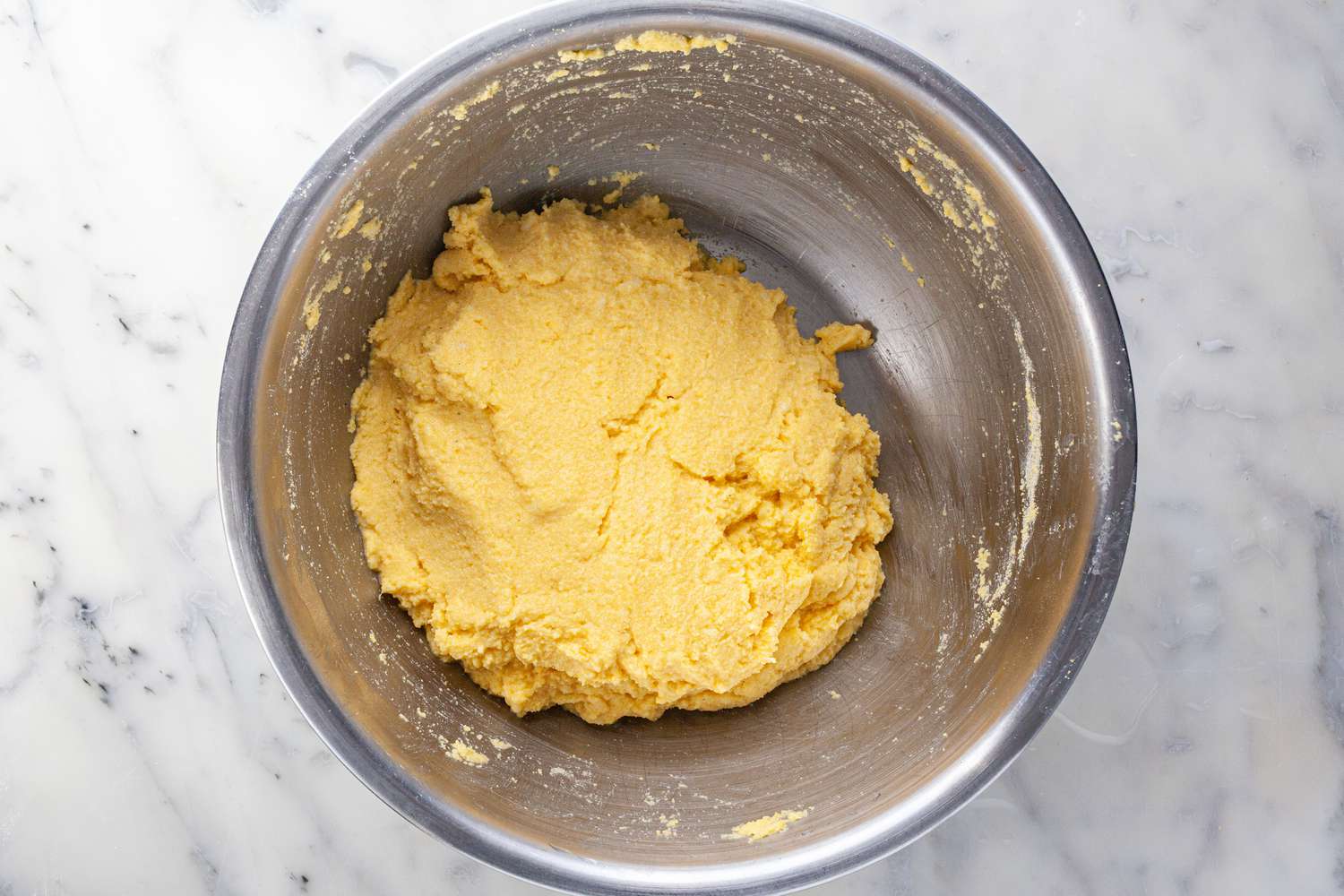 Rest the arepa dough.