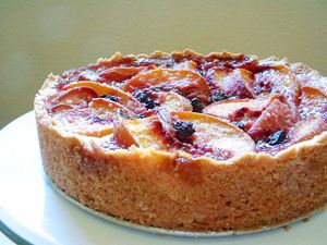 Peach Blueberry Cake