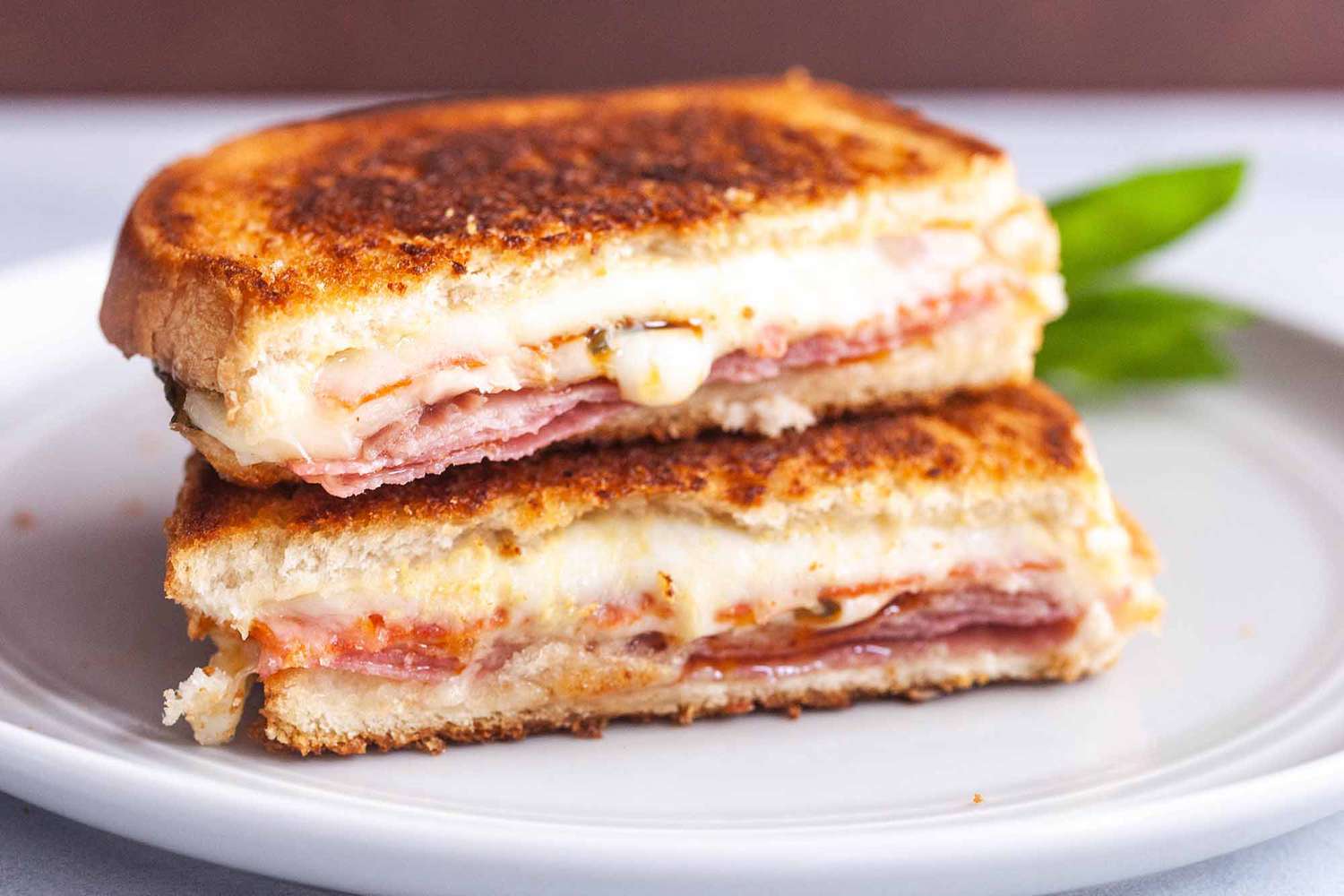 Grilled Cheese Sandwich with Italian deli meat
