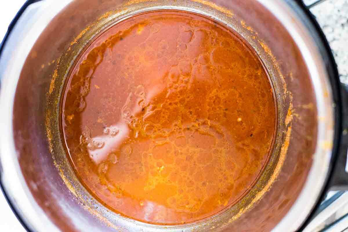 Instant Pot Shredded Chicken reduce the liquid