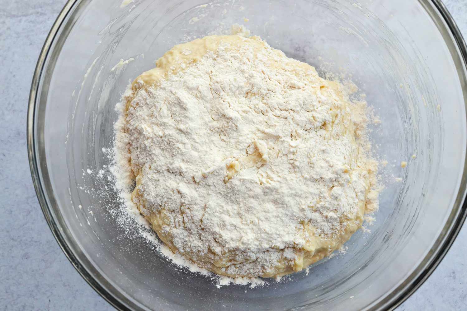 Making dough for Salara