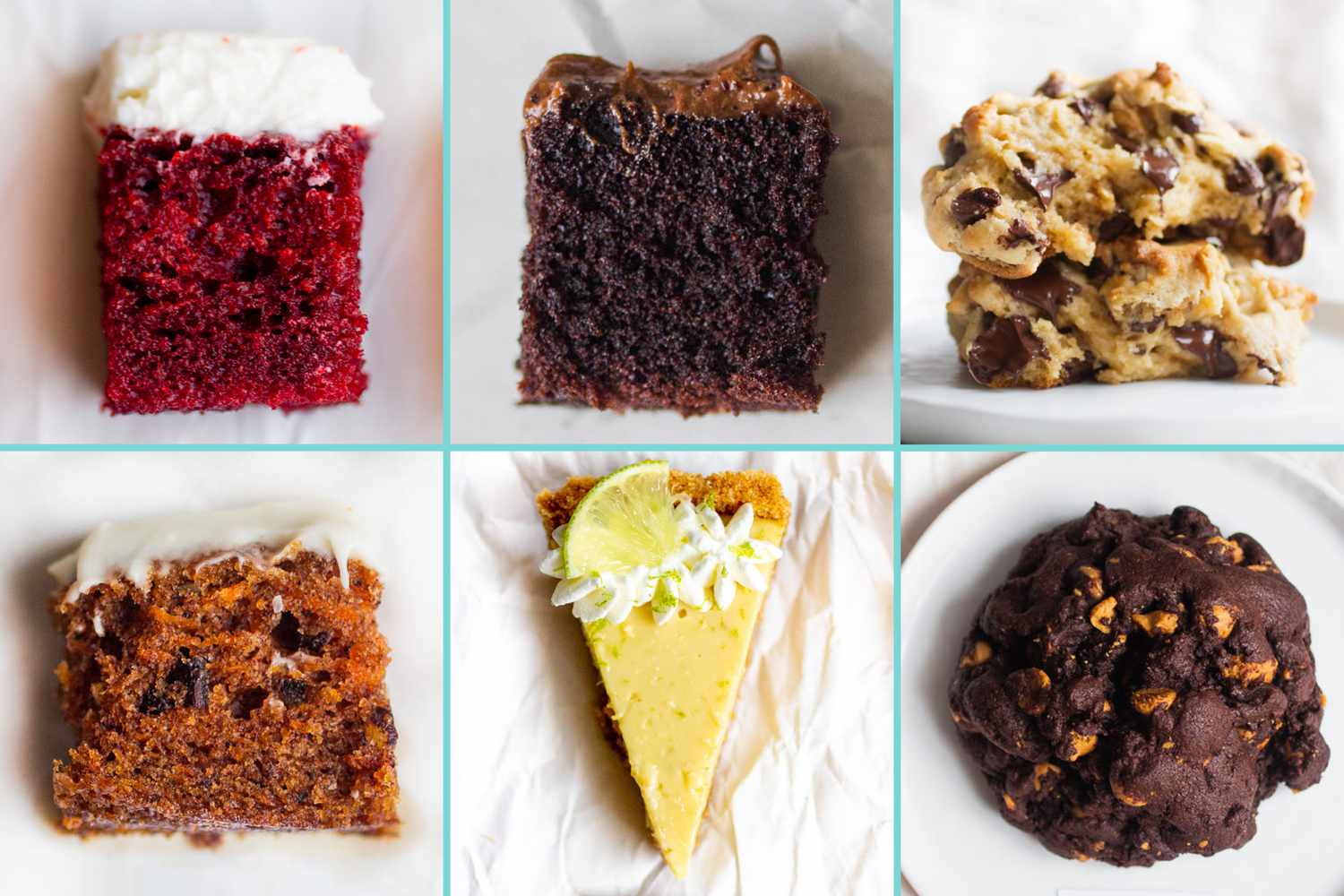 Compilation of desserts