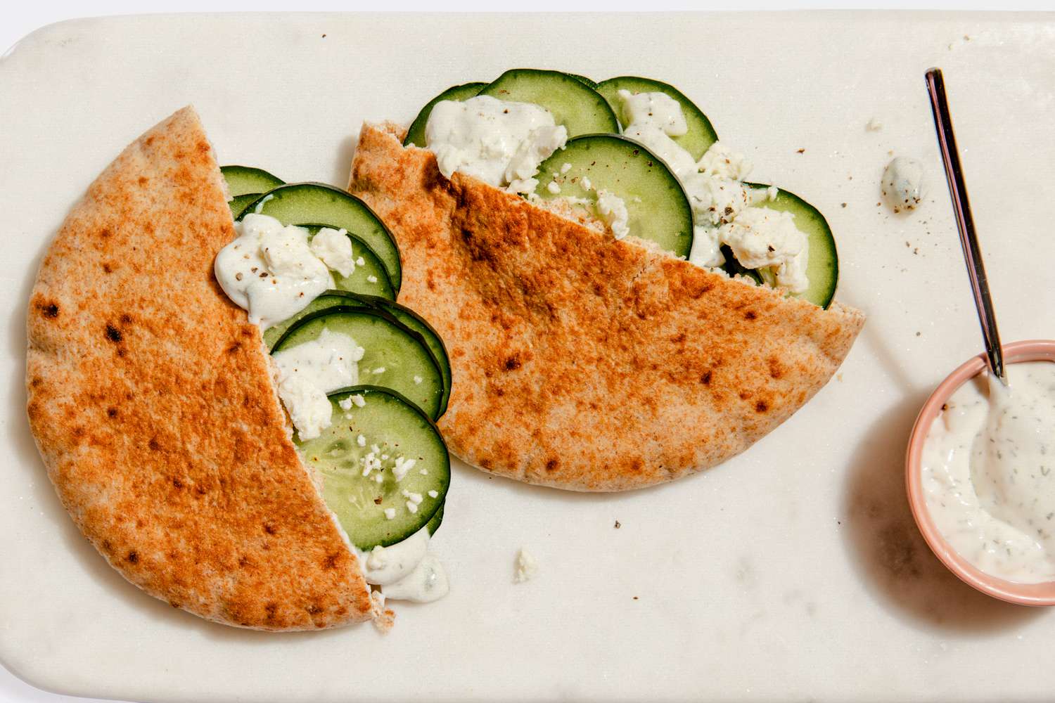one-minute cucumber sandwich