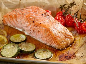 White stuff on salmon