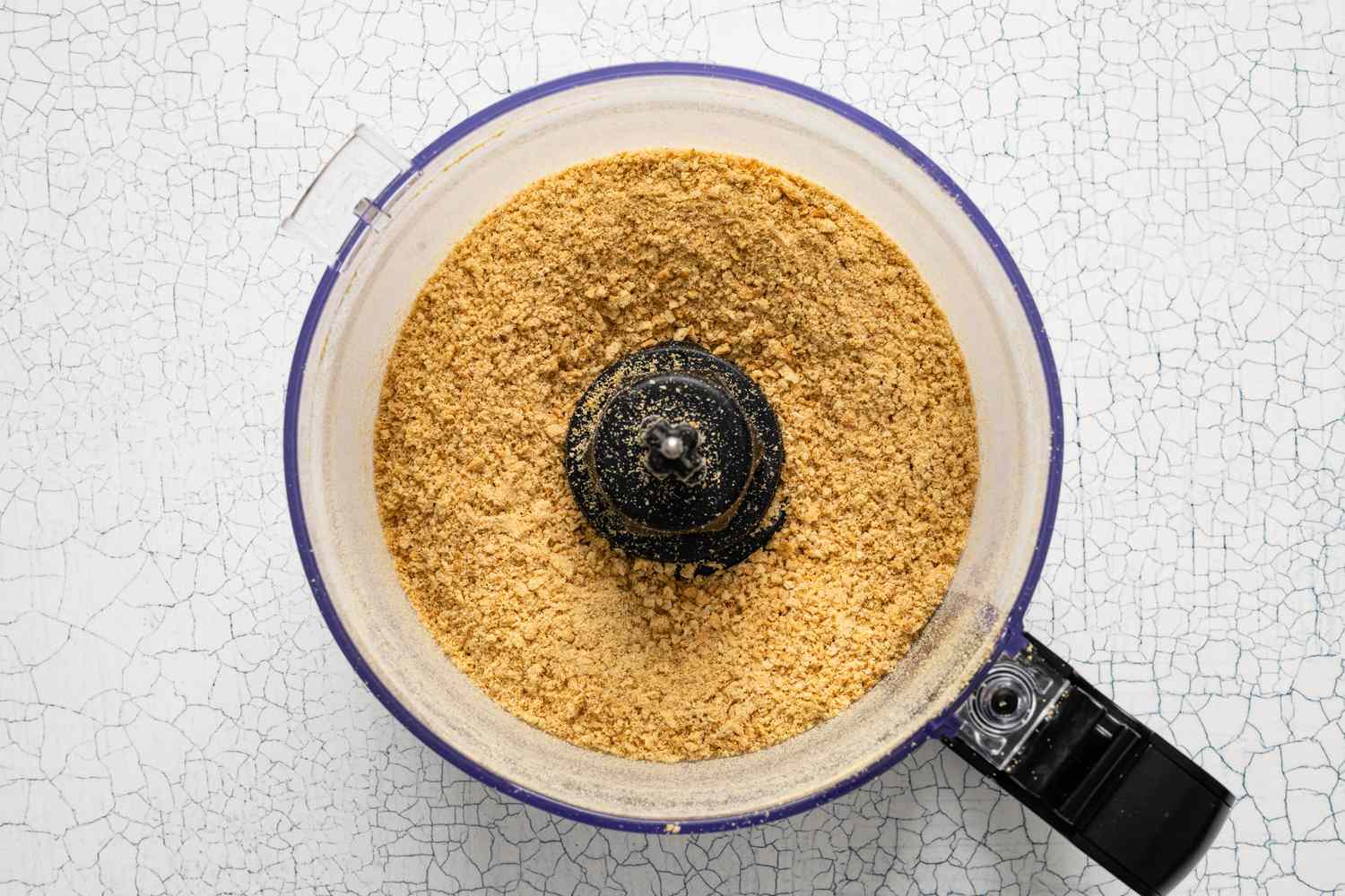 Graham Crackers Pulverized in a Food Processor for Banoffee Pie Recipe