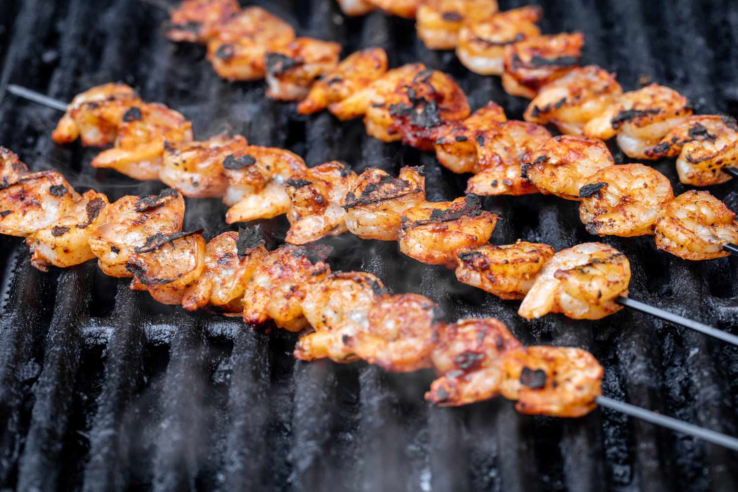 Shrimp on Grill for Salad Recipe