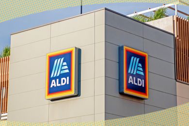 aldi sign on the store