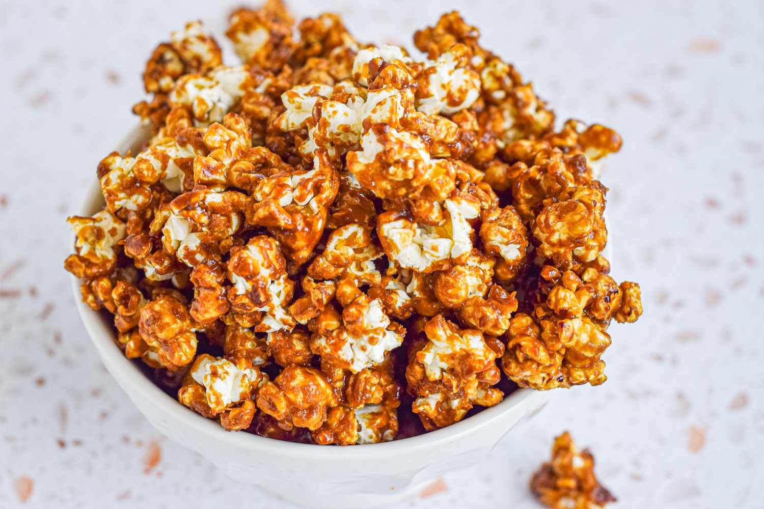 Bowl of Caramel Corn (popcorn)