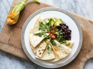 Squash Blossom Quesadillas