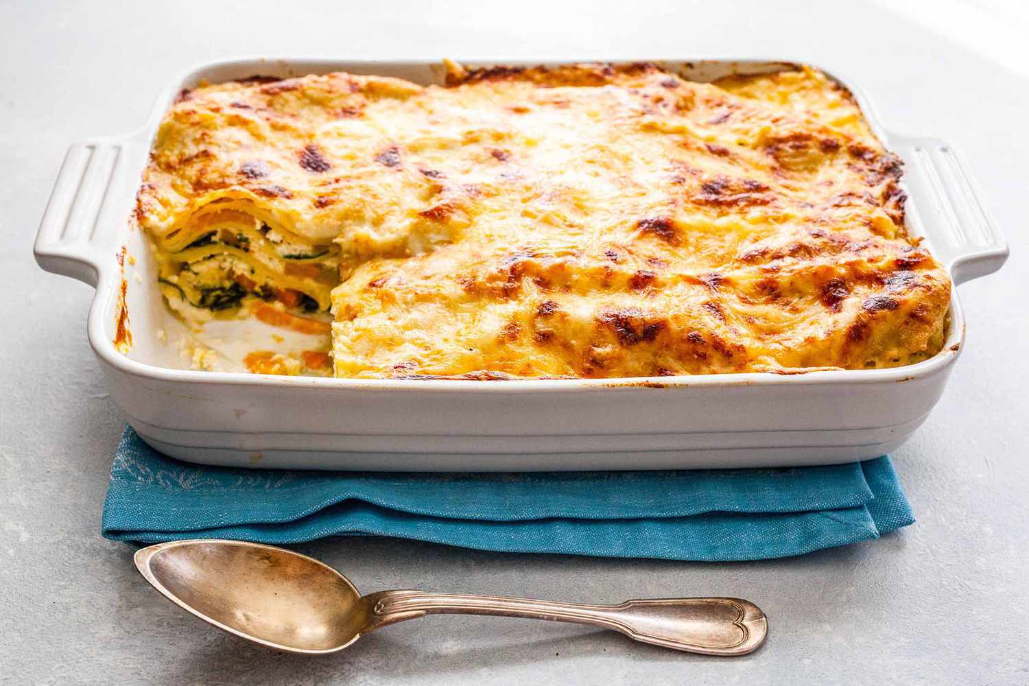 Vegetarian Lasagna Recipe bake until golden brown and bubbly