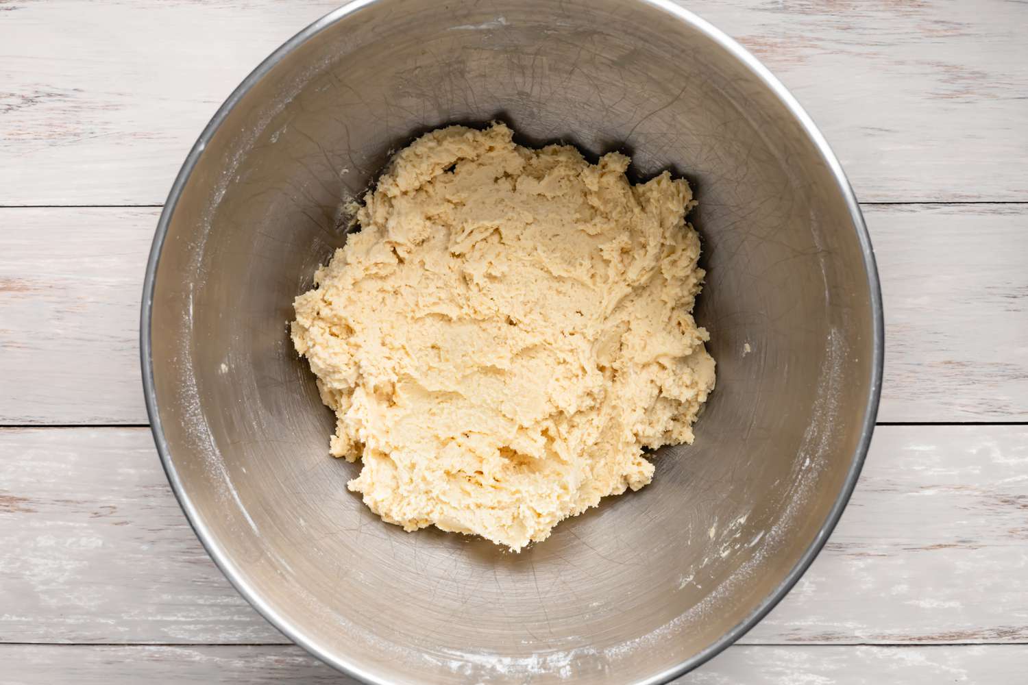 Cookie Cake Dough in a Bowl