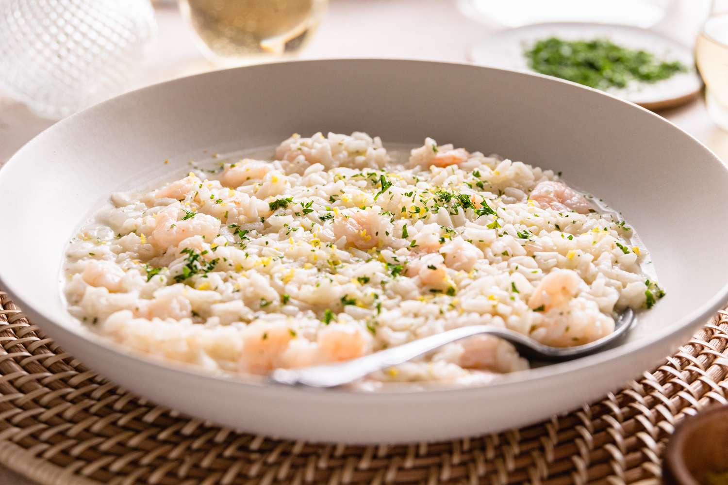 Bowl of Shrimp Risotto Recipe