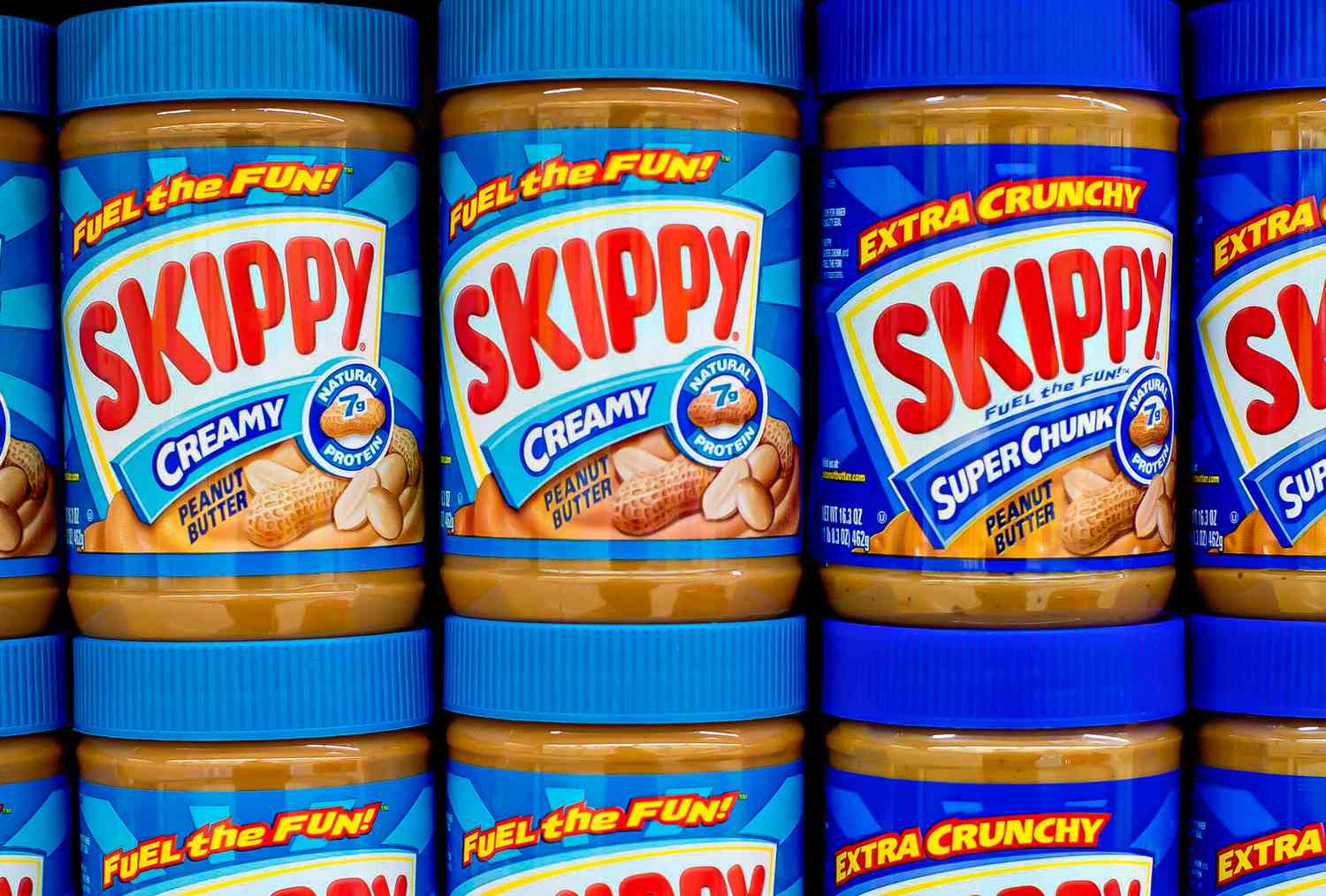 skippy peanut butter jars 