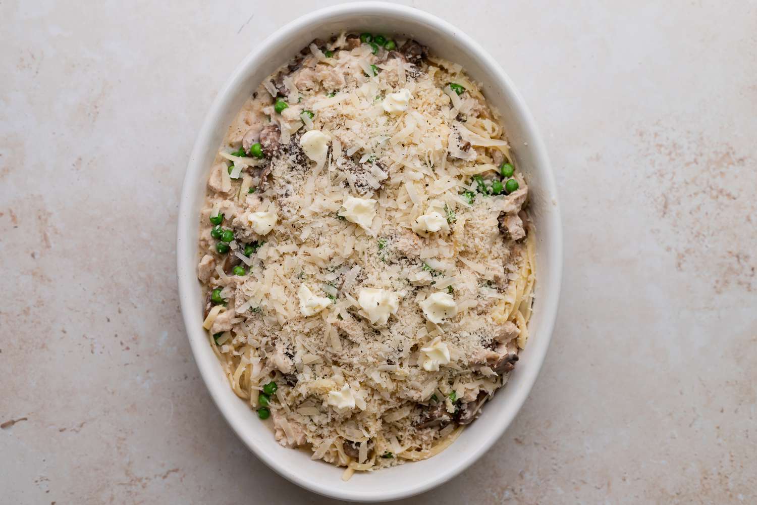 Making a Turkey Tetrazzini Recipe.