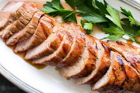 Grilled Pork Tenderloin with Orange Marmalade Glaze
