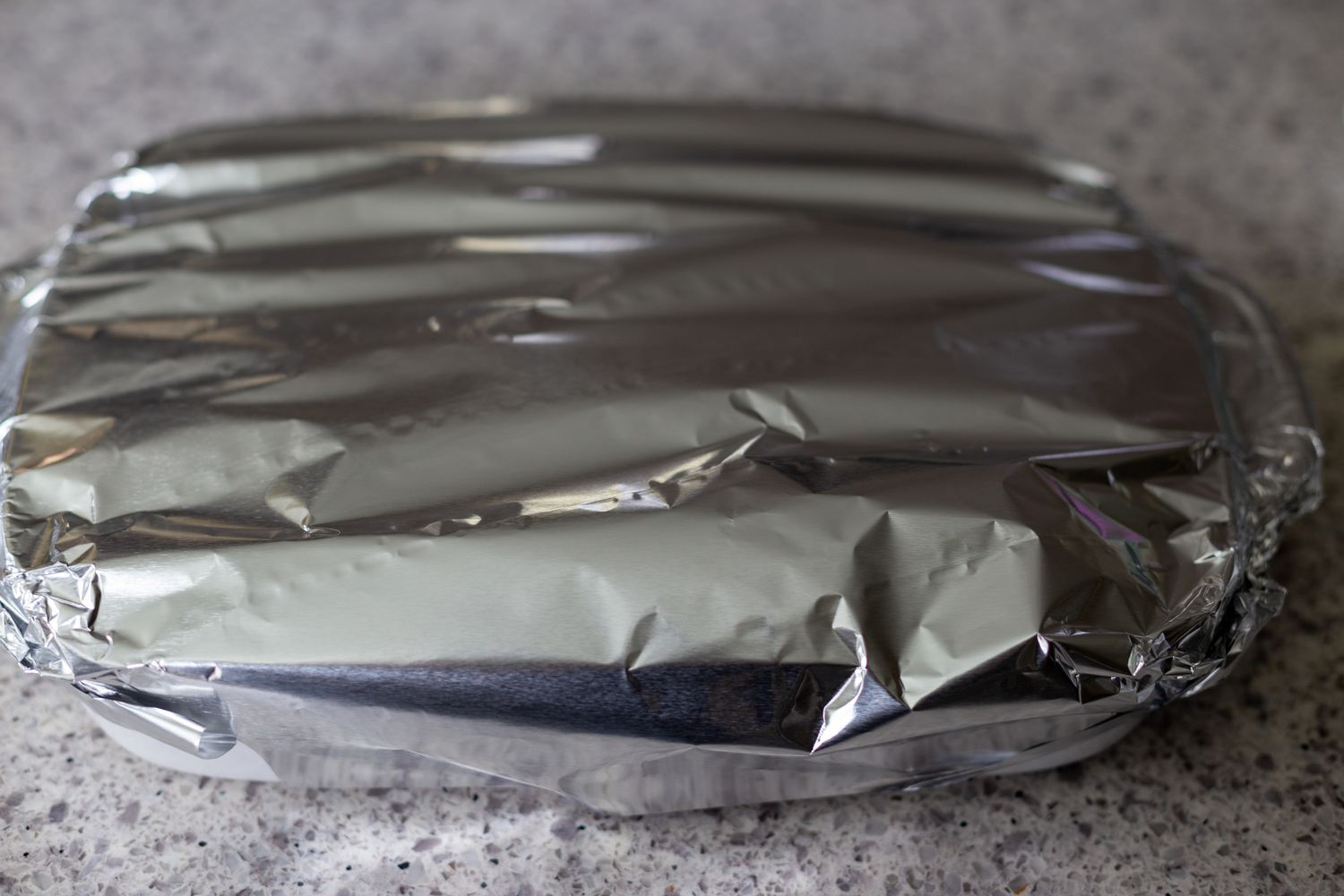 Cover casserole and bake